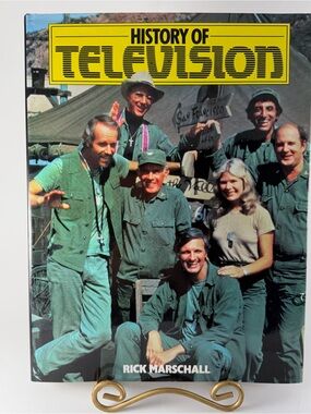 History of Television Rick Marshall Gallery Books HC Ex Library Discard Book